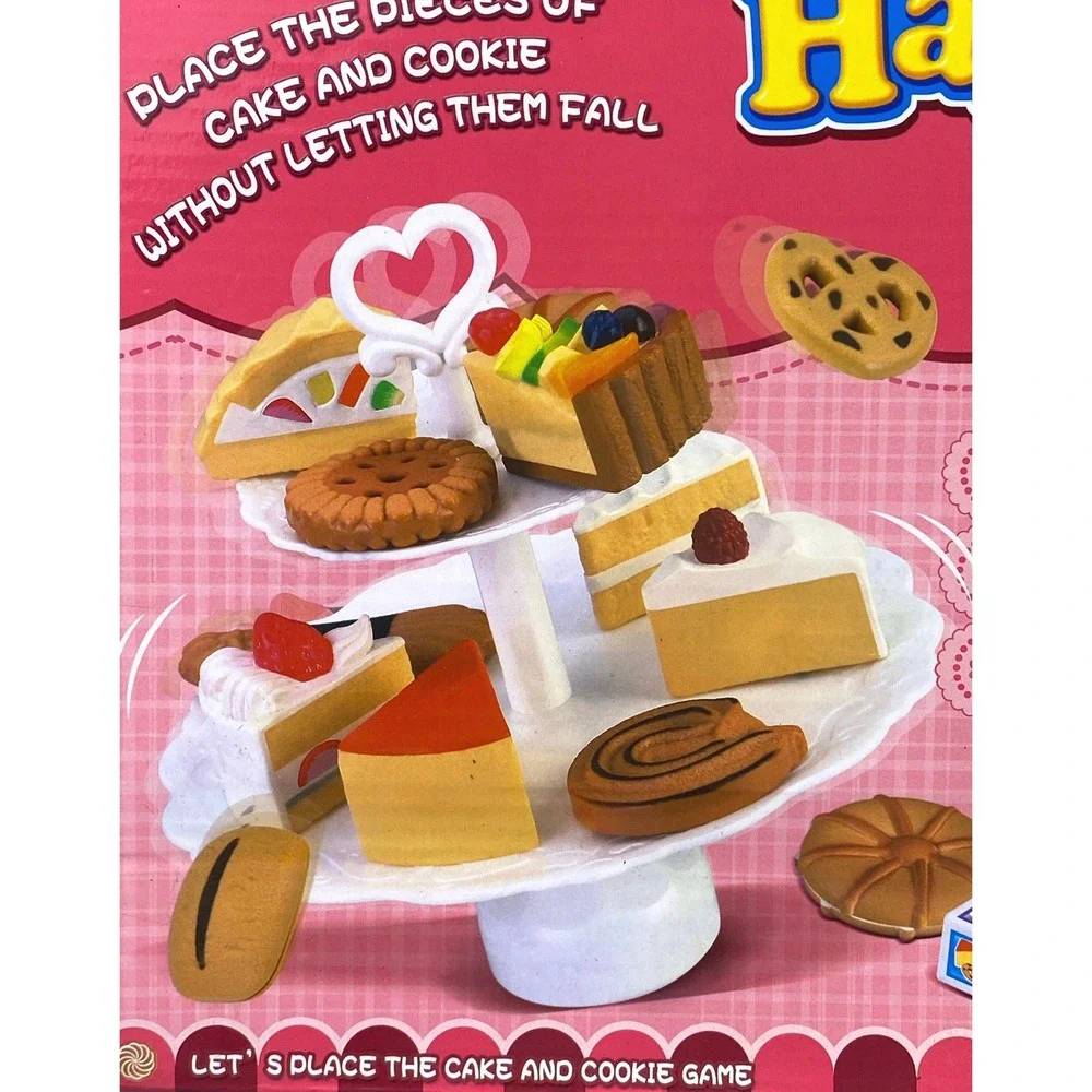 Happy Family Balance Game Cake and Cookie Stacking Toy‎ for Kids Ages 3+